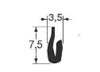 Uszczelka gumowa na kraw�d� 1mm (paczka 30m)