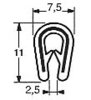 Os�ona kraw�dzi 1-2,5mm czarna (opakowanie 50m)