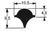 Rozpieracz do uszczelki 8/5mm i 6/4mm czarny (op. 30m)