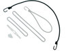 Linka gumowa 80 cm z hakami, ø10mm